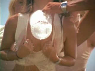 Temptation Island, Wet T shirt event, Dutch TV wet jeans event.