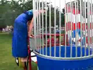 Miss Frederick's dunking 