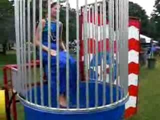 Miss Frederick's dunking 