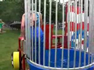 Miss Frederick's dunking 