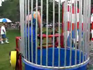 Miss Frederick's dunking 