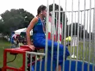 Miss Frederick's dunking 