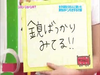 Japanese pop idols pied in the face