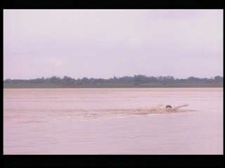 Japanese girl swiming