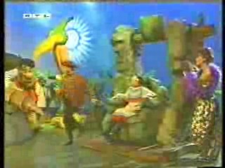 German movie,  Italian show,  Flinstones gameshow,  Italian movie