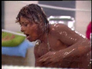 dutch Big brother pudding wrestling