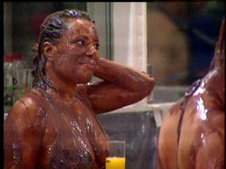 dutch Big brother pudding wrestling