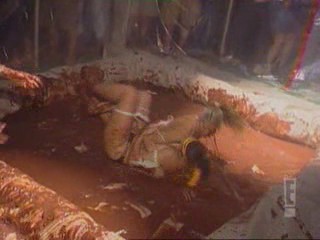 Wild on E! - chocolate pudding wrestling
