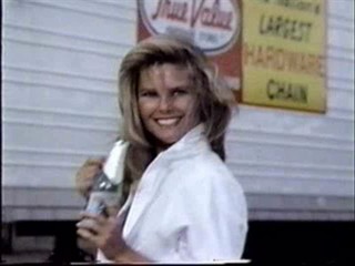 Christy Brinkley in the pool