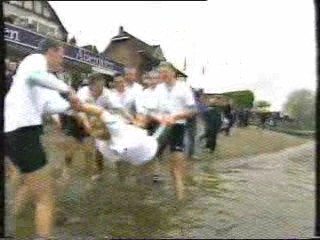 Cox thrown in the river