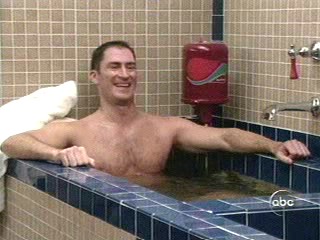 Hope and Faith; Locker room spa scene