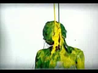 Yellow and green gunge