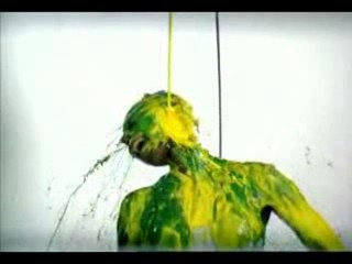 Yellow and green gunge
