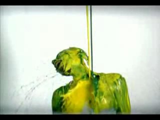 Yellow and green gunge