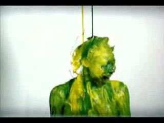 Yellow and green gunge