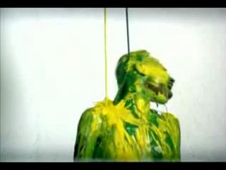 Yellow and green gunge