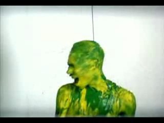 Yellow and green gunge