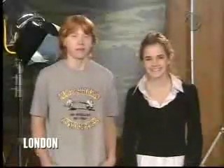 Emma Watson and Rupert Grint gunged