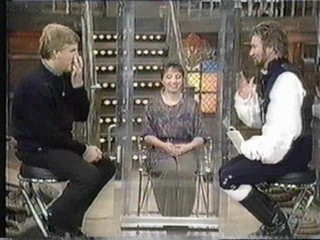 Joyce gunged on Saturday Roadshow