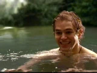 Invasion; Alexis Dziena - lake swim