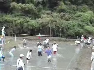 Japanese Mud volleyball