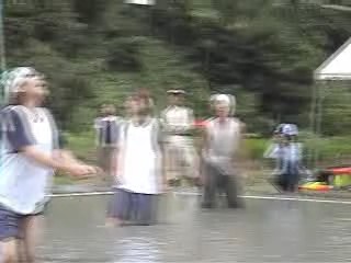 Japanese Mud volleyball