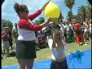 I Bet You WIll Balloon Egg Toss