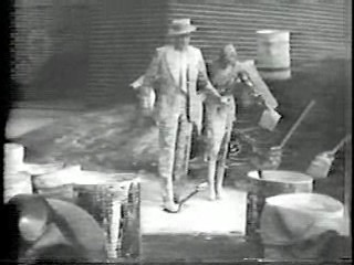 30's film, Choir Sea Splash,  30's gunging