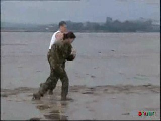 Blue Peter mud scene