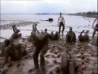 Blue Peter mud scene