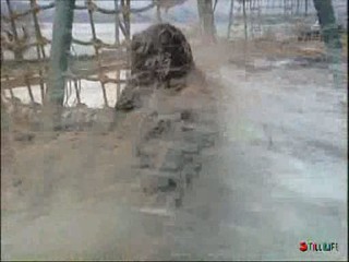 Blue Peter mud scene