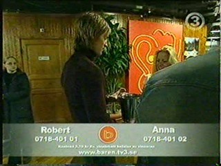 Three girls get wet on a TV show