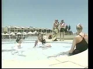 Proinos Kafes: wet clothing fashion show