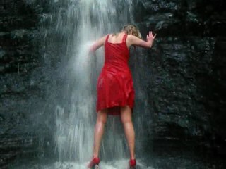 Wetmar at a Welsh waterfall