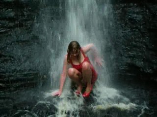 Wetmar at a Welsh waterfall