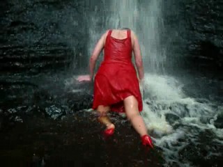 Wetmar at a Welsh waterfall