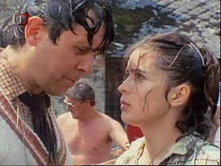 Early 80's  movie with sinking canoe