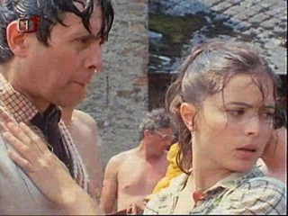 Early 80's  movie with sinking canoe