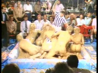 Classic mud wrestling